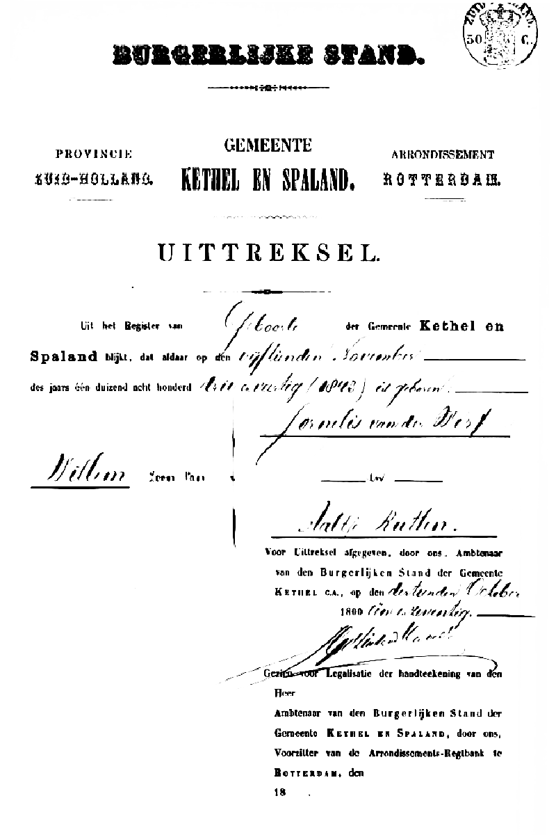 18711013 BS extr geb reg 1843 Willem zn C vd Werf - A Rutten